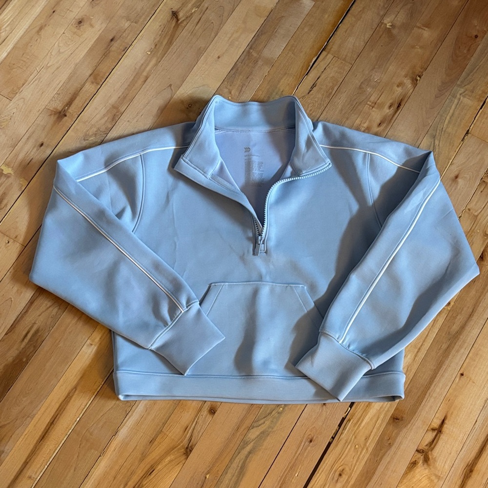 All in Motion Kids Light Blue Zip-Up Shirt